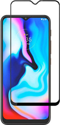 BRENZZ Edge To Edge Tempered Glass for Motorola E7 Plus(Pack of 1)