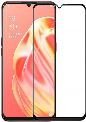 AKSHUD Edge To Edge Tempered Glass for OPPO F17(Pack of 1)