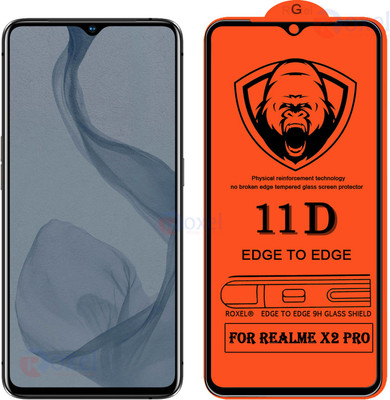 SoftTech Edge To Edge Tempered Glass for Realme X2 Pro(Pack of 2)