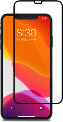 Mobilive Edge To Edge Tempered Glass for Apple iPhone XS Max Premium Quality 2.5D Curved Edge(Pack of 1)