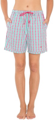 JOCKEY Striped Women Pink Beach Shorts