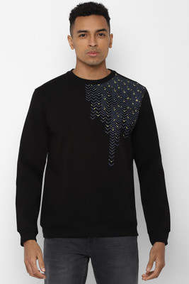 Allen Solly Full Sleeve Solid Men Sweatshirt