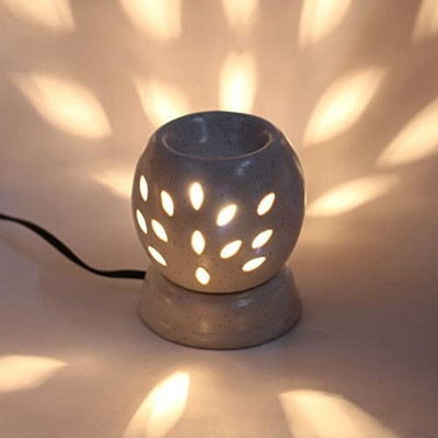 BHARTI TRADERS rose, lavender Diffuser Set, Aroma Oil Ceramic Electric Aroma Oil Burner Pot Shape Aroma Burner Natural Air Fragrance For Office & Home yellow Colour Electric Diffuser Diffuser Set (2 x 5 ml)(300 g)