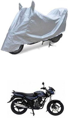 Utkarsh Two Wheeler Cover for Bajaj(Discover 100 DTS-i, Silver)