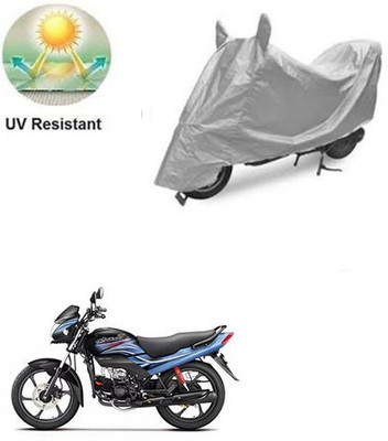 RPSENTTERPR Waterproof Two Wheeler Cover for Hero(Passion Pro TR, Silver)