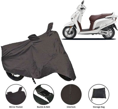 Lakshmina Enterprises Waterproof Two Wheeler Cover for Honda(Aviator, Black)