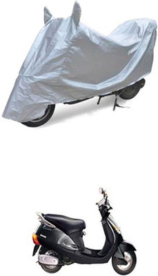Utkarsh Two Wheeler Cover for Kinetic(Silver)