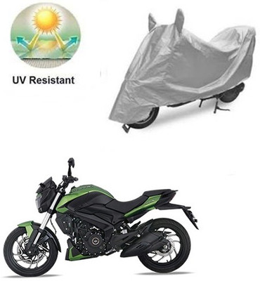 RPSENTTERPR Waterproof Two Wheeler Cover for Bajaj(DTS-i, Silver)
