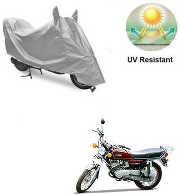 RPSENTTERPR Waterproof Two Wheeler Cover for Yamaha(RX 100, Silver)