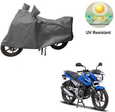 MOTOWORLD Waterproof Two Wheeler Cover for Bajaj(XCD 125cc, Grey)