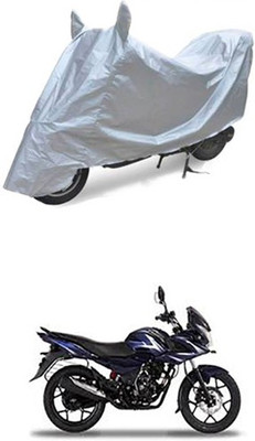 Utkarsh Two Wheeler Cover for Bajaj(Discover 150 f, Silver)