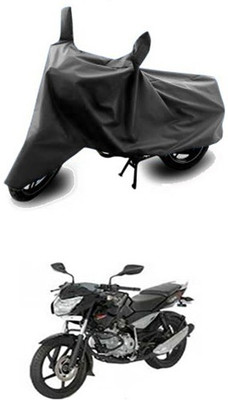 Toy Ville Two Wheeler Cover for Bajaj(Pulsar 135 LS DTS-i, Grey)