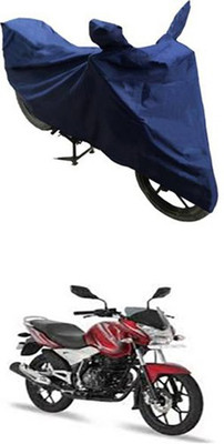 Utkarsh Two Wheeler Cover for Bajaj(Discover 125 DTS-i, Blue)