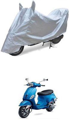 Utkarsh Two Wheeler Cover for Universal For Bike(Vespa SXL, Silver)