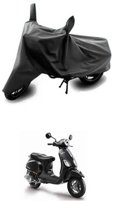 Utkarsh Two Wheeler Cover for Piaggio(Piaggio Vespa, Grey)