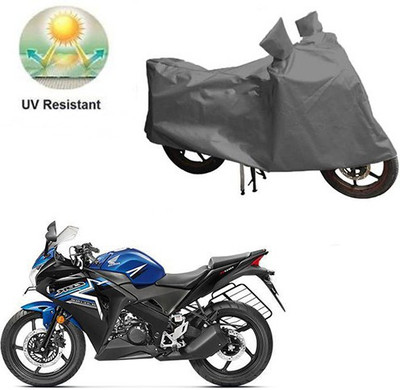 RPSENTTERPR Waterproof Two Wheeler Cover for Honda(CBR 150R, Grey)
