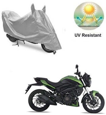 RPSENTTERPR Waterproof Two Wheeler Cover for Bajaj(Dominar, Silver)