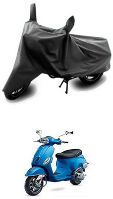 Utkarsh Two Wheeler Cover for Universal For Bike(Vespa SXL, Grey)