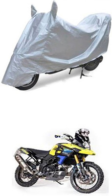Toy Ville Two Wheeler Cover for Suzuki(V Strom 1000, Silver)