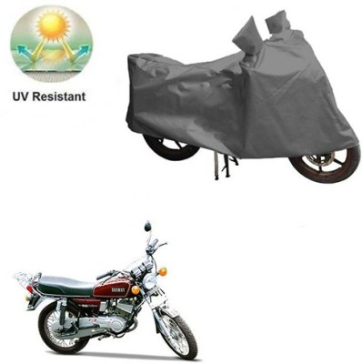 MOTOWORLD Waterproof Two Wheeler Cover for Yamaha(RX 100, Grey)