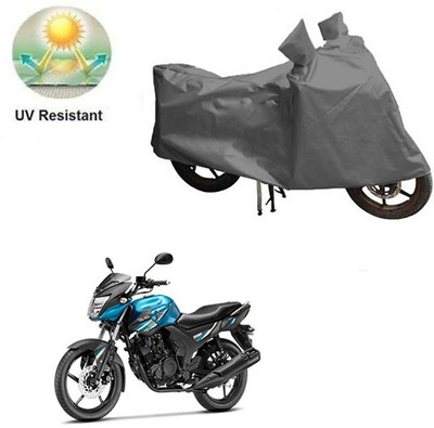 MOTOWORLD Waterproof Two Wheeler Cover for Yamaha(SZ-RR, Grey)
