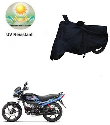 MMSSTAR Waterproof Two Wheeler Cover for Honda(Passion Pro, Black)