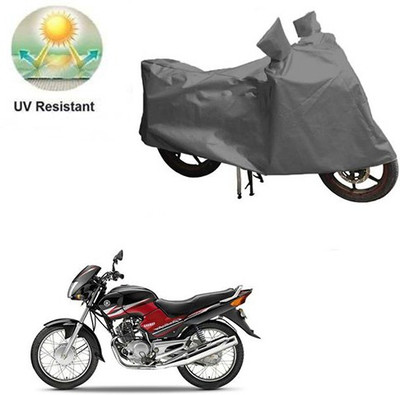 MOTOWORLD Waterproof Two Wheeler Cover for Yamaha(Gladiator, Grey)