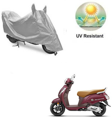 RPSENTTERPR Waterproof Two Wheeler Cover for Suzuki(Access SE, Silver)