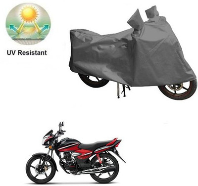 MOTOWORLD Waterproof Two Wheeler Cover for Honda(CB Shine, Grey)