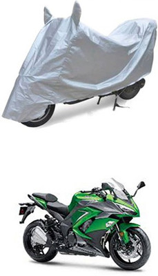 Toy Ville Two Wheeler Cover for Kawasaki(Ninja 1000, Silver)