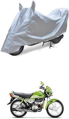 Utkarsh Two Wheeler Cover for Hero(HF Deluxe, Silver)