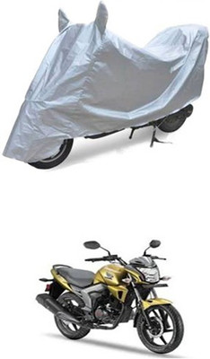 Utkarsh Two Wheeler Cover for Honda(Unicorn Dazzler, Silver)
