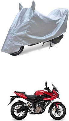 Utkarsh Two Wheeler Cover for Bajaj(Pulsar AS 150, Silver)