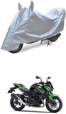 Utkarsh Two Wheeler Cover for Kawasaki(Silver)