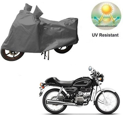 MOTOWORLD Waterproof Two Wheeler Cover for Hero(Splendor Pro Classic, Grey)