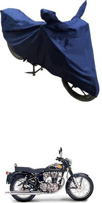 Utkarsh Two Wheeler Cover for Royal Enfield(Twin spark, Blue)
