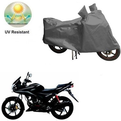 MOTOWORLD Waterproof Two Wheeler Cover for Honda(CBF Stunner, Grey)
