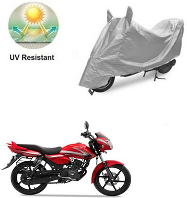 RPSENTTERPR Waterproof Two Wheeler Cover for TVS(Scooty Pep+, Silver)