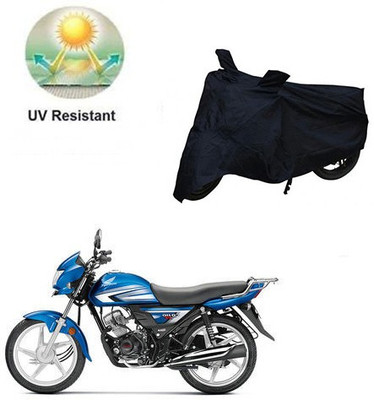 RPSENTTERPR Two Wheeler Cover for Hero(CD 110 Dream, Black)