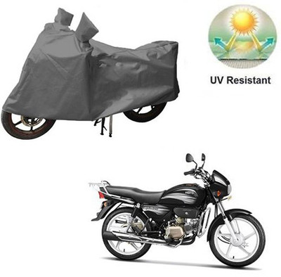 RPSENTTERPR Waterproof Two Wheeler Cover for Hero(Splendor Plus, Grey)