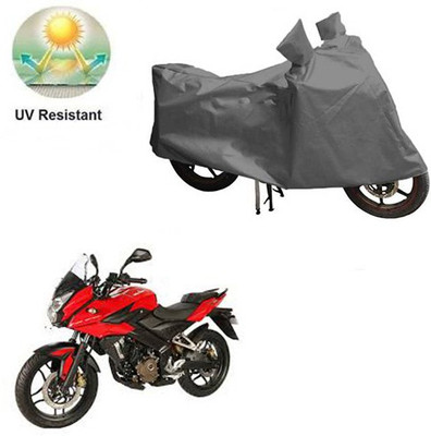 RPSENTTERPR Waterproof Two Wheeler Cover for Bajaj(Pulsar AS 150, Grey)