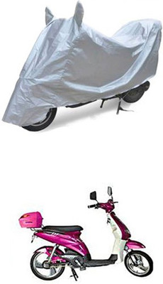 Utkarsh Two Wheeler Cover for Avon(E Lite, Silver)