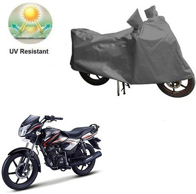 MOTOWORLD Waterproof Two Wheeler Cover for TVS(Phoenix 125, Grey)