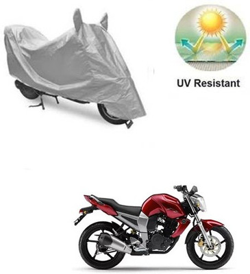 RPSENTTERPR Waterproof Two Wheeler Cover for Yamaha(FZ16, Silver)