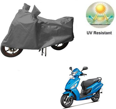 MOTOWORLD Waterproof Two Wheeler Cover for Hero(Maestro Edge, Grey)