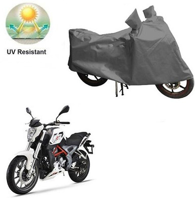 RPSENTTERPR Waterproof Two Wheeler Cover for DSK Benelli(TNT 25, Grey)