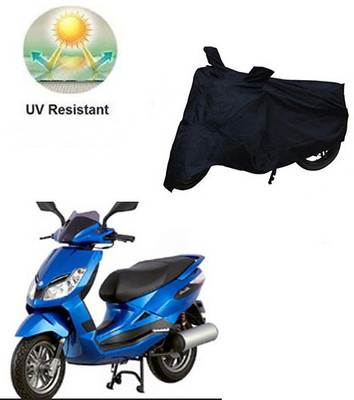 MMSSTAR Waterproof Two Wheeler Cover for Bajaj(Sunny, Black)