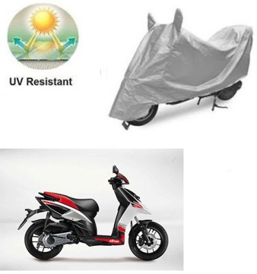 RPSENTTERPR Waterproof Two Wheeler Cover for Aprilia(SR 125, Silver)