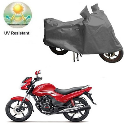 MOTOWORLD Waterproof Two Wheeler Cover for Hero(Achiever, Grey)