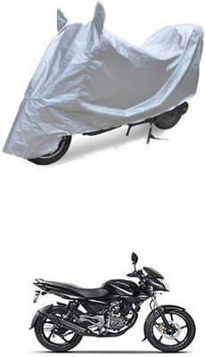 Utkarsh Two Wheeler Cover for Bajaj(Silver)